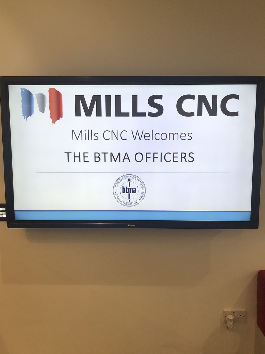 Thank you to Tony Dale at Mills CNC for hosting the BTMA Officers today. #btmauk @millscnc #millscnc