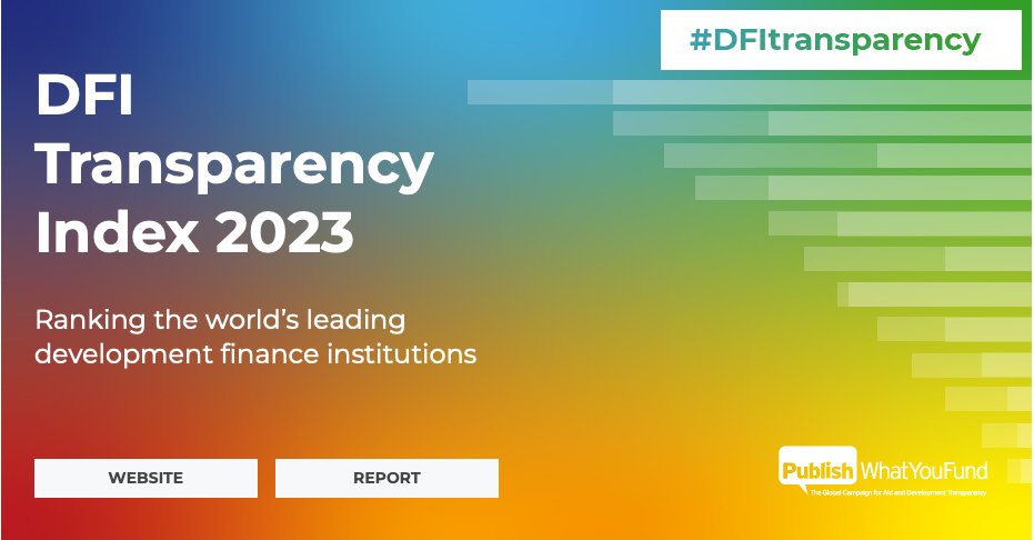 Latest project for @aidtransparency went live this morning publishwhatyoufund.org/dfi-index/2023/