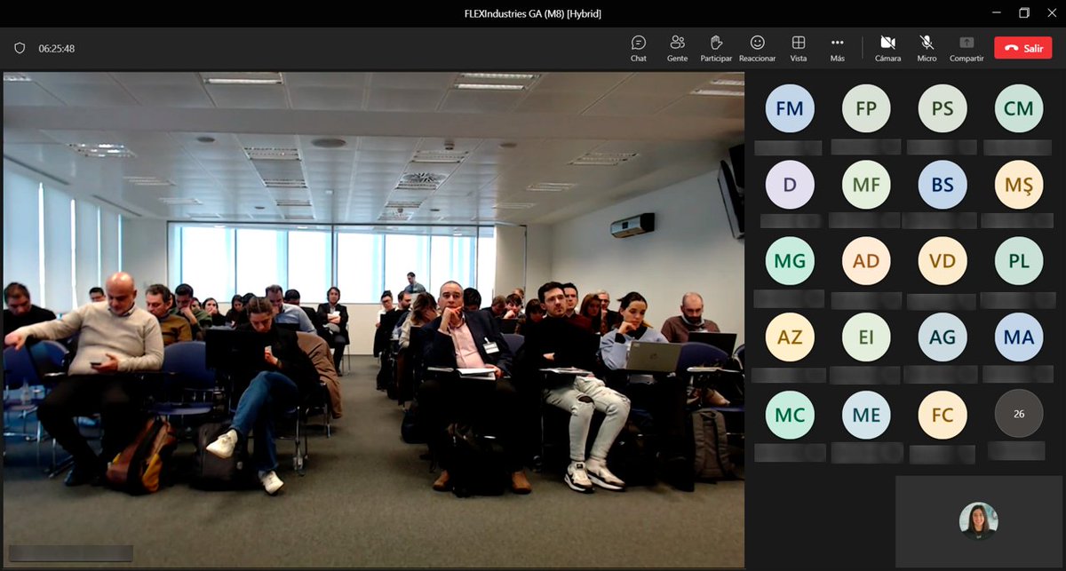 📢 Esta mañana, CEAGA está participando en la Asamblea General del proyecto europeo <a href="/FLEXInd_EU/">FLEXIndustries</a>, donde están involucradas más de 30 entidades de 10 países distintos. En el marco de esta iniciativa, se están desarrollando siete pilotos demostrativos de flexibilidad energética🍃🚗