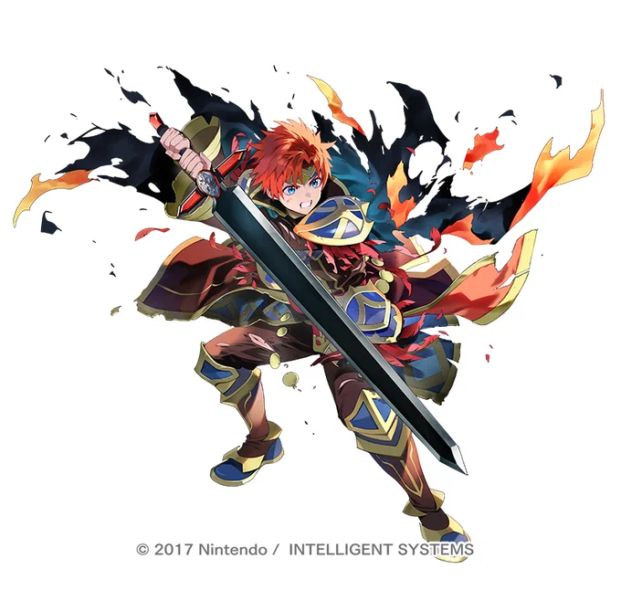 ファイアーエムブレム ヒーローズにて、2/10から配信予定の神装英雄「大いなる公子 ロイ」を描かせていただきました!どうぞよろしくお願いいたします!#FEヒーローズ #FEH 