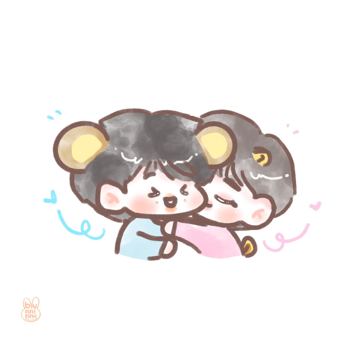 「nyamnyam cheekies  #namjin 」|vani૮ ˶ᵔ ᵕ ᵔ˶ აのイラスト