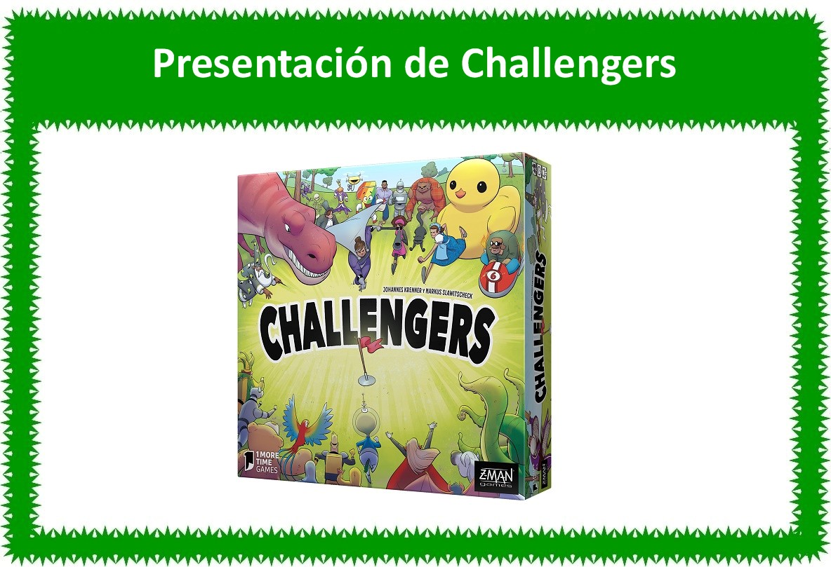 Este sábado 28 de enero te presentamos Challengers, una novedad de @Asmodee_Spain, a partir de las 16:30 en @ComicsyMazmorra. ¡Ven a probarlo!