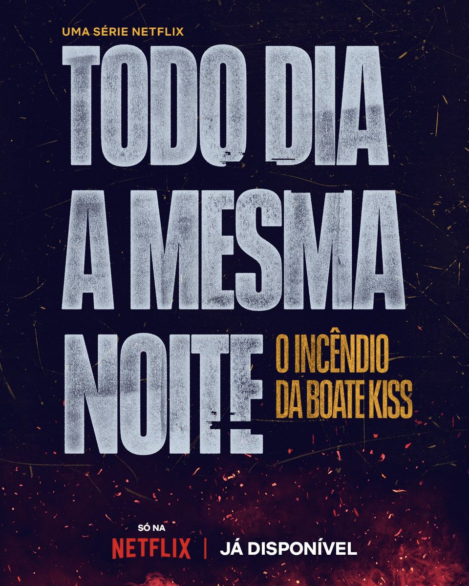 _salaset7's tweet photo. "Todo Dia a Mesma Noite", minissérie sobre o caso da Boate Kiss, já está disponível na Netflix. https://t.co/Fsnvw7PehB