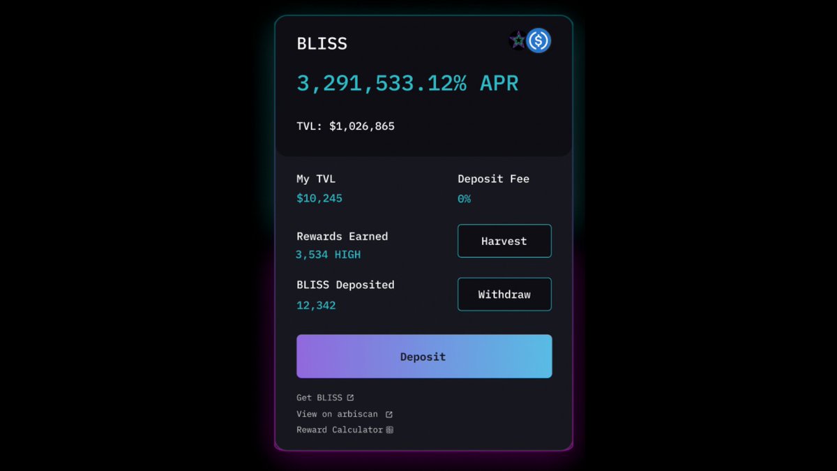 Euphoric yields are coming to #Arbitrum

Register to qualify for a potential airdrop 👀

mintparty.xyz/euphoriamoney/…