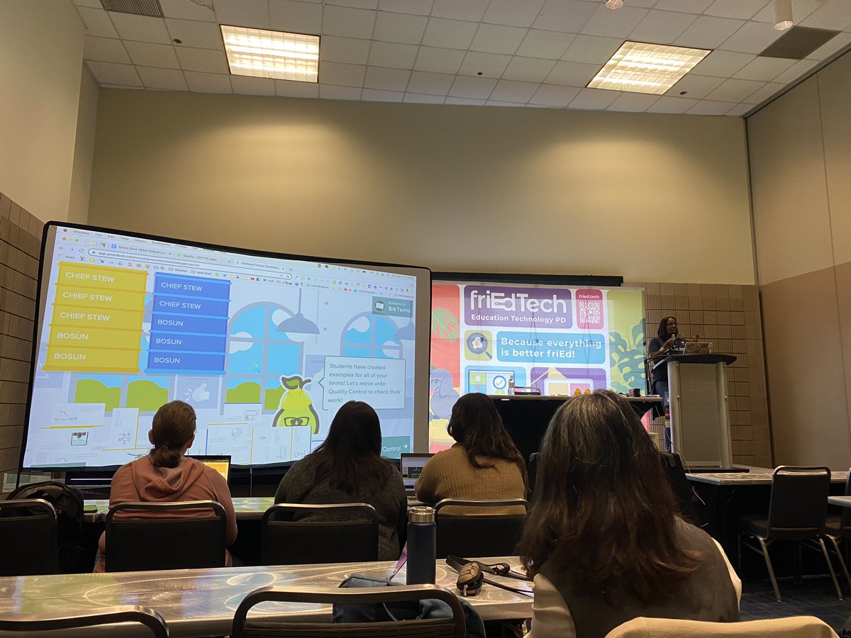 Loving all the <a href="/friEdTechnology/">friEdTechnology Team</a> sessions at #FETC23 <a href="/cmwatson2010/">Courtney Watson</a>