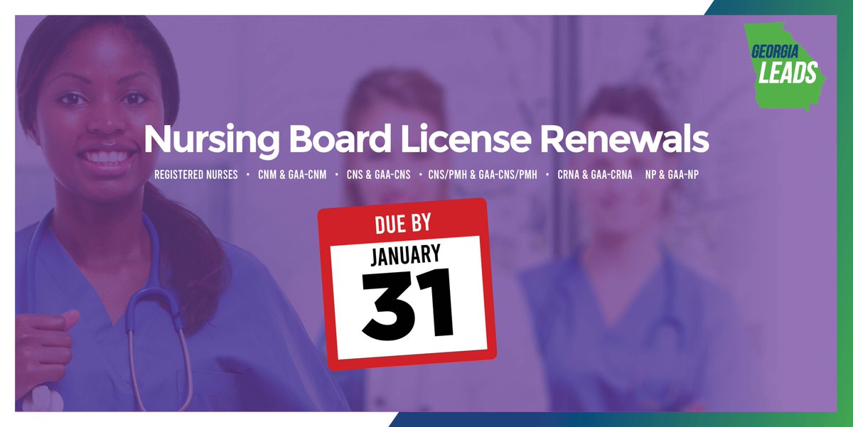 GaSecofState's tweet photo. Every year, the Secretary of State’s office licenses thousands of professionals across the state, ensuring they have the skills, knowledge, and integrity to serve their fellow Georgians.
Don't wait! Renew your license by January 31st! #ProfessionalLicensing https://t.co/xpJd29qmlq