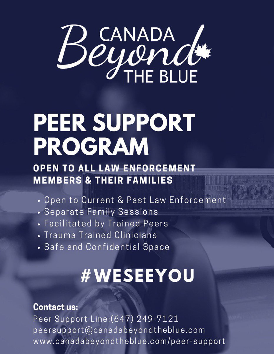 We are here for you today and everyday. Complete confidentiality for police members and their families. Trained peer supporters and care navigators with lived experience. Take the first step. Call. #peersupport #BellLetsTalkDay
