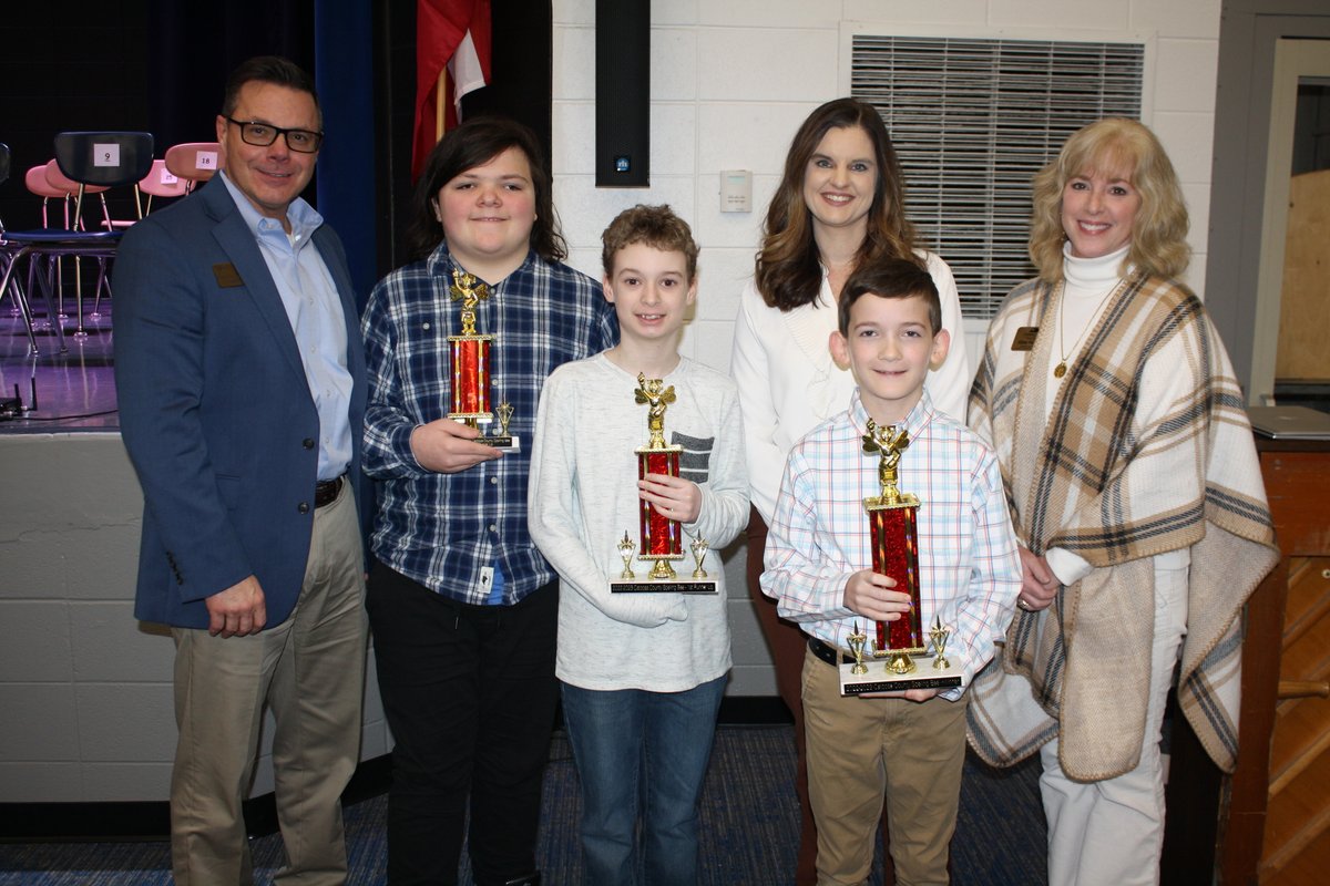 CatoosaSchools's tweet image. Congratulations to the CCPS Spelling Bee Winners!   Nicholas Bales and Jackson Tennant from @ringgoldmiddle  &amp;amp; our champion Matt Wright from @GoGenerals2005 .  #ECEDWE #spellingbee #champion #excellence