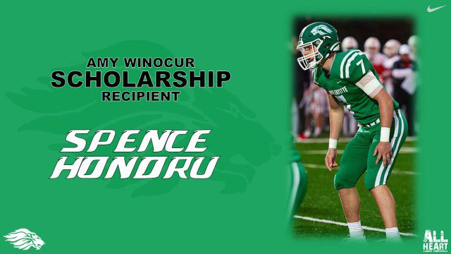 Congratulations to the following players who received scholarships at the football banquet. We are thankful for those who want to give back to the players! 
Tyler Challingsworth Memorial 
Faraci Family 
Amy Winocur 
South Fayette Touchdown Club
#AllHeart💚🤍