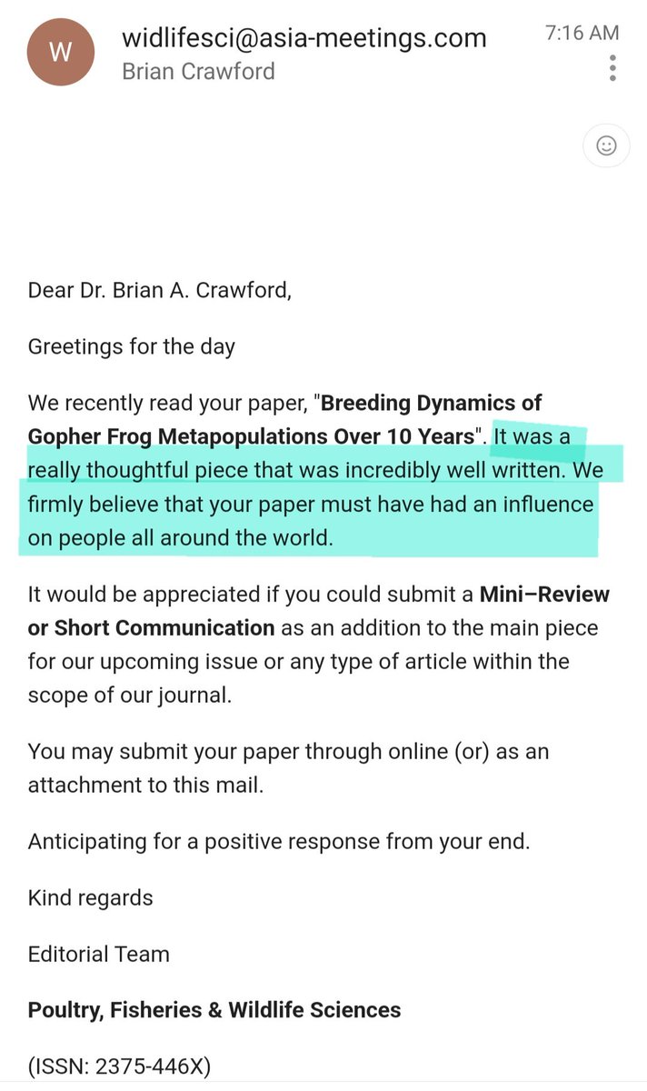 Find a colleague who can build you up like a phishing email.
#AcademicTwitter #AcademicChatter