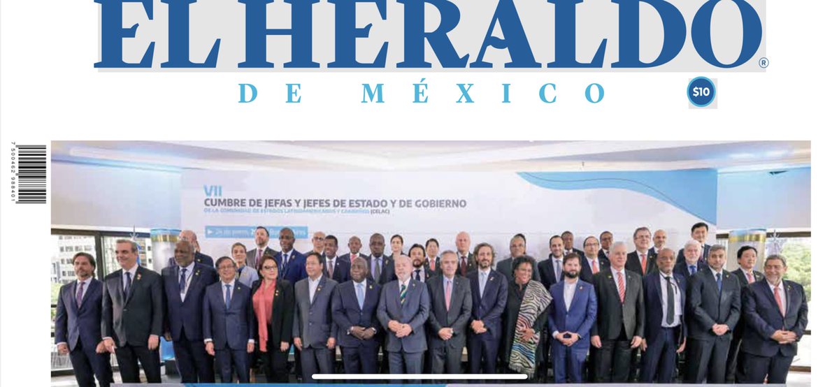 JoseLuisBeato's tweet photo. Todos los Presidentes de Latinoamérica y Caribe en la foto. El nuestro escondido detrás de Lula. Nuestro liderazgo en Latinoamérica y Caribe a todo lo que da. #quepenamedas. @MexUnido_ @FCN @poderciudadano https://t.co/TFwCoryurx