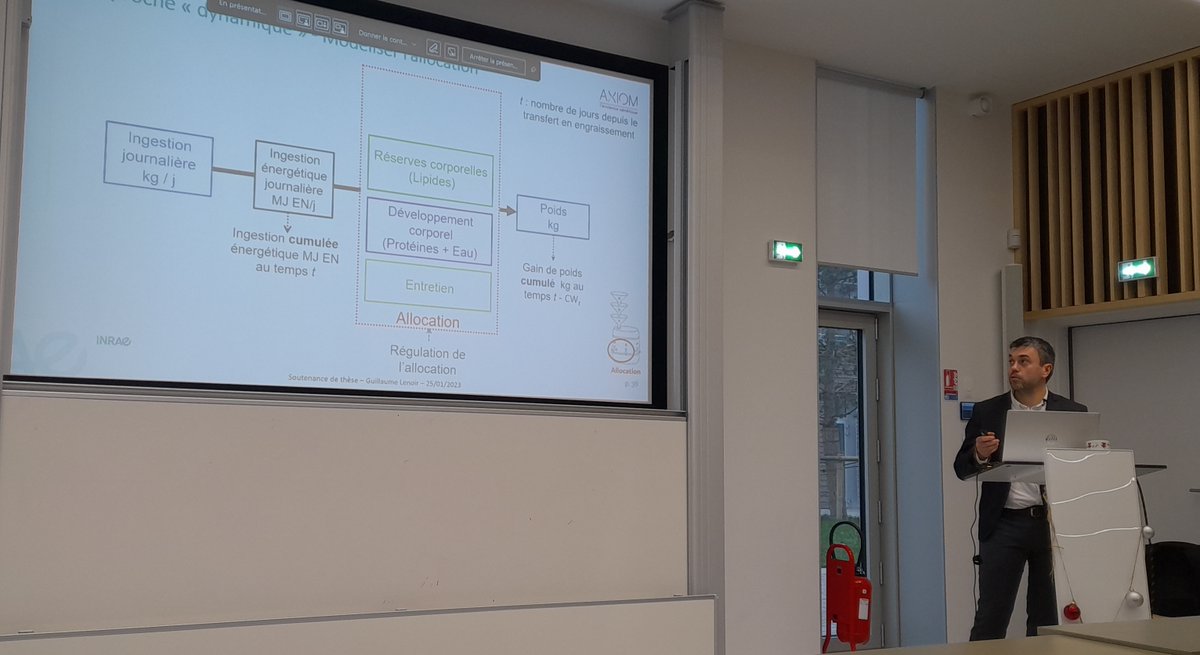 Congratulations to Guillaume Lenoir for his PhD on robustness indicators in fattening pigs. Supervision: Ingrid David, Loïc Flatres-Grall, <a href="/NicFriggens/">Nic Friggens</a>, @rafamunoztamayo <a href="/INRAE_DPT_PHASE/">INRAE PHASE</a> <a href="/INRAE_DPT_GA/">INRAE Génétique Animale</a> <a href="/AgroParisTech/">AgroParisTech</a> #Axiom. Excellent interdisciplinary &amp; #OpenScience research