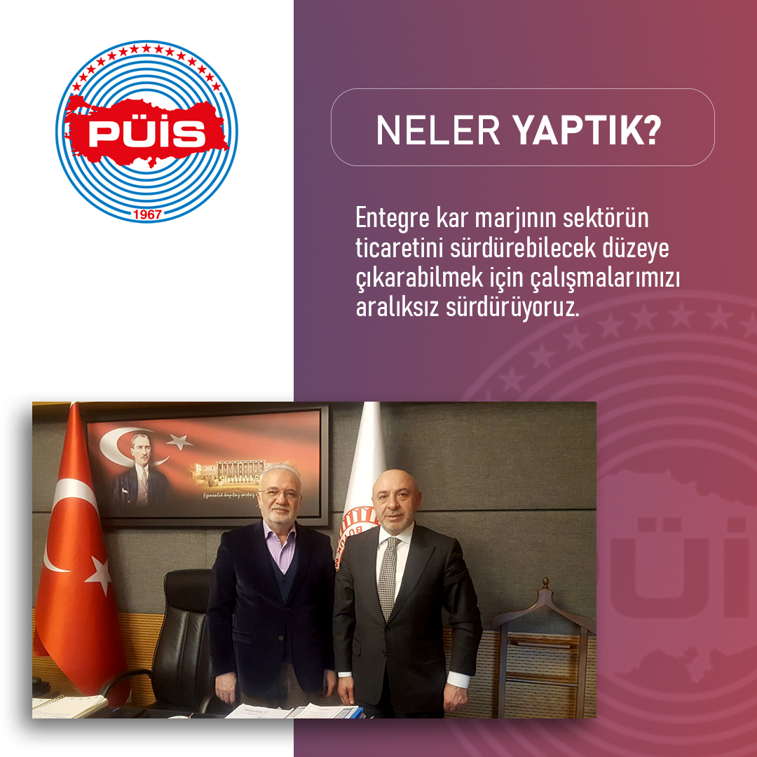 Entegre kar marjının sektörün ticaretini sürdürebilecek düzeye çıkarabilmek için çalışmalarımızı aralıksız sürdürüyoruz.