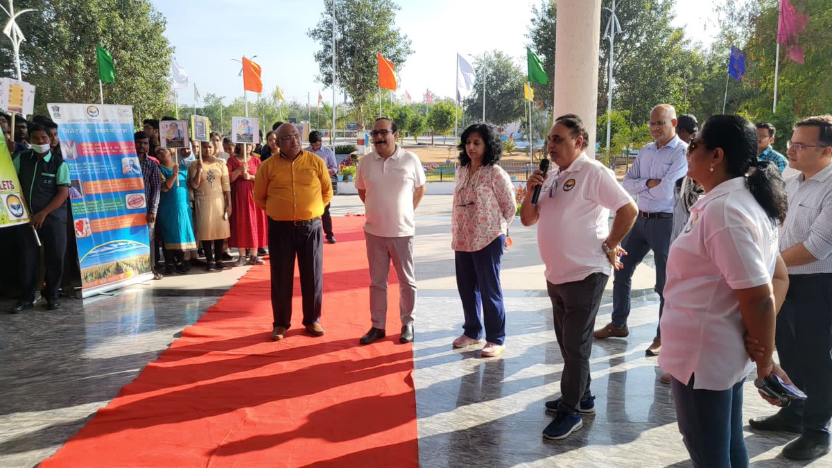 <a href="/AiimsBibinagar/">AIIMS Bibinagar</a> under the leadership of Prof. (Dr) Vikas Bhatia, Executive Director is taking the initiative of Indian Govt. to celebrate IYOM 2023 creating awareness about Millets and its health benefits by conducting a walkathon on 25th January 2023 
#InternationalYearOfMillets