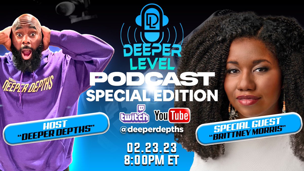 TheDeeperDepths's tweet photo. It’s early, but you may want to mark your calendars for this one in February, I’ll be chatting with the legendary @BrittneyMMorris Author of the up coming Novel #TheJump and writer for #MilesMoralesWingsofFury #SpiderManPS5 #WolverinePS5 @insomniacgames 🔥 #RT #DeeperLevelPodcast https://t.co/DZBjZj4G3Z