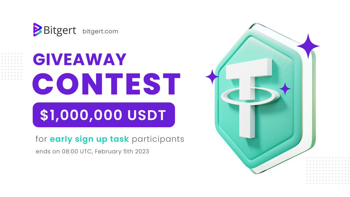Bitgert Exchange (@exchangebitgert) on Twitter photo 🎉 Bitgert Exchange to giveaway $1,000,000 USDT among the participants (shared) #BITGERTEXCHANGE
👉 Complete the below tasks to participate
1⃣ Follow <a href="/ExchangeBitgert/">Bitgert Exchange</a>
2⃣ RT & Tag 3 friends
3⃣ Fill this form: forms.gle/LCfNJaygKn1cvw… 🎉 Bitgert Exchange to giveaway $1,000,000 USDT among the participants (shared) #BITGERTEXCHANGE
👉 Complete the below tasks to participate
1⃣ Follow <a href="/ExchangeBitgert/">Bitgert Exchange</a>
2⃣ RT & Tag 3 friends
3⃣ Fill this form: forms.gle/LCfNJaygKn1cvw…