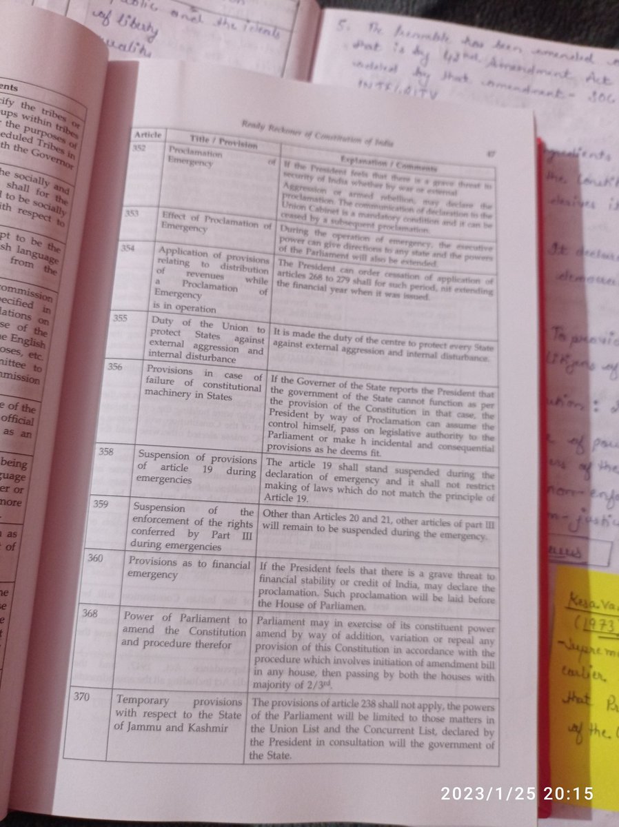 Saloni_Thakur19's tweet image. This bare act of The Constitution of India is very good and helpful. This is of Shree Ram Publications Chandigarh. This has a detailed concept of all the Articles. And even other several things too. I have found this very helpful 👍😊
#The_constitution_of_India 
#bareact