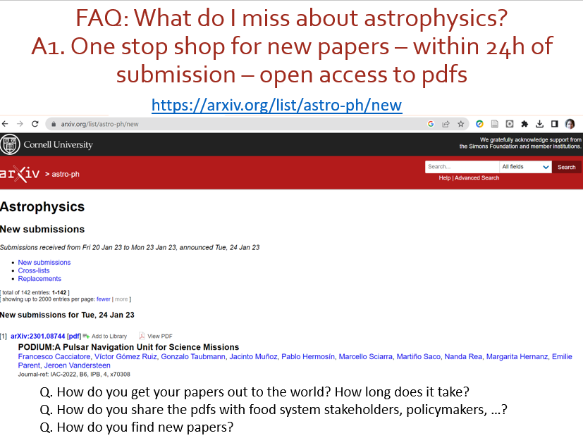 sarahbridle's tweet photo. Food too important+ urgent to have ~1 year delay between finishing research and getting it public + often papers behind paywalls, so many who need to see it (policymakers, food producers, the public) can’t. Need something ~arxiv https://t.co/r3q5HzjgG8 #oxleap23 #TalkSummary 9/9 https://t.co/4OXiYIpKPu