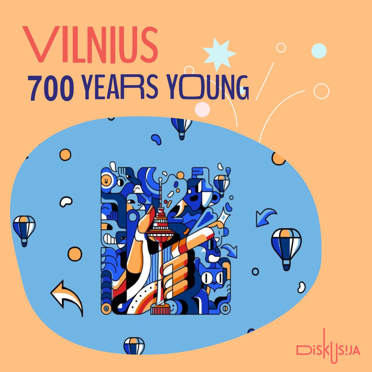 Happy birthday, #Vilnius! Congratulations on turning 700 years young today!
We raise our glasses to your big and bright future and will celebrate all year long!
From Vilnius with love,
Diskusija team
Picture source – 700VILNIUS.LT official website.