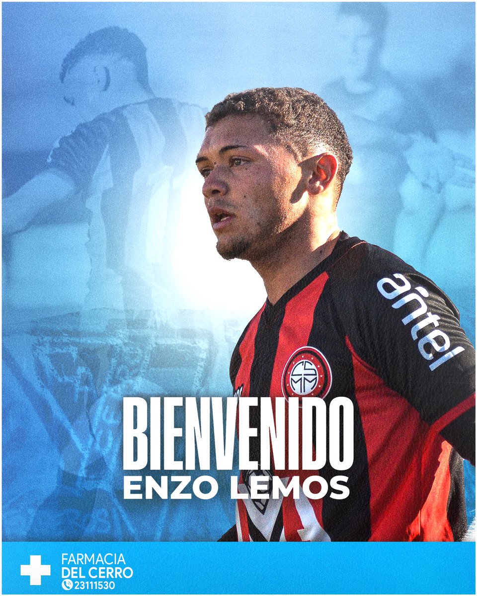 ⚡️ 𝐸𝑁𝑍𝑂

El delantero ENZO LEMOS ya es uno de los nuestros 🙋🏻‍♂️

¡Bienvenido al Cerro!