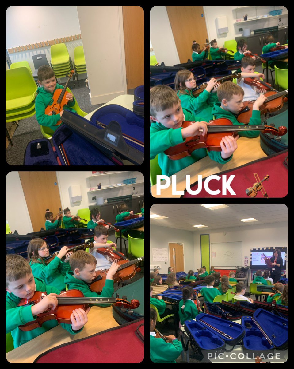 RT <a href="/BurlaisSchool/">Burlais Primary</a>: Year 3 DW had a fantastic first session with Mrs Whitehead <a href="/SwanseaMusic1/">SwanseaMusic</a>. We learnt how to hold and pluck the violins today. We look forward to our next session. 🎻 #BurExp  firstexperiences  #nmswales #profiadaucyntaf  #gcccymru