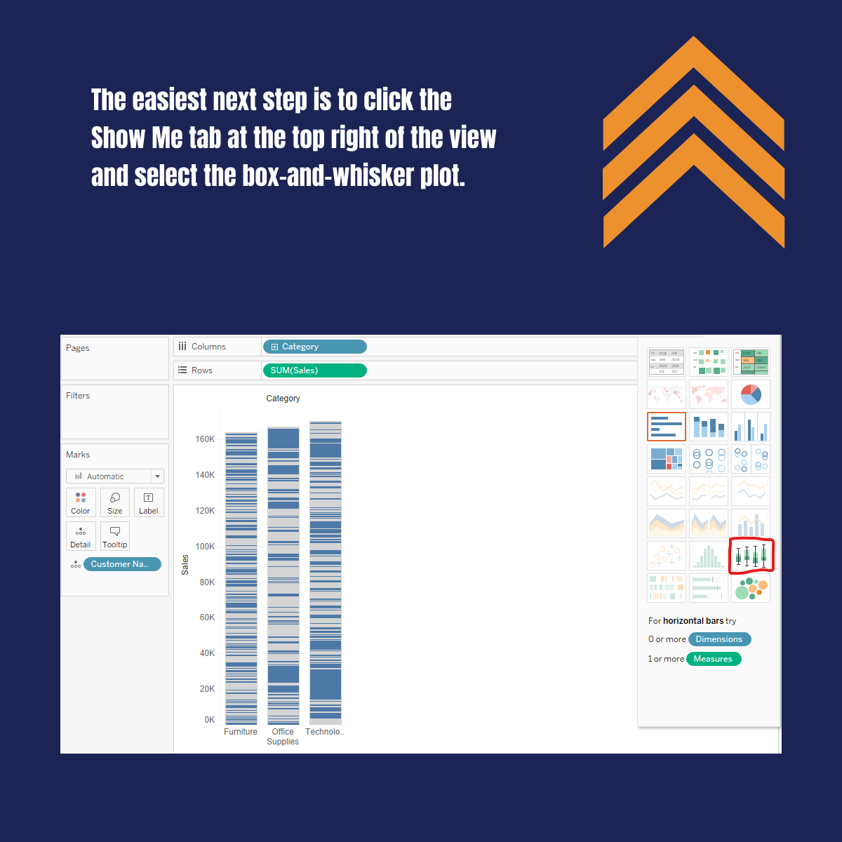thedataveteran's tweet photo. Here we go #datafam another #WeeklyTableauTip! How to build a jittered box plot in #Tableau. This technique calls for one of my favorite functions in Tableau RANDOM(). You wont find that in the Tableau functions library so you will have to enter it manually.
#TheDataVeteran https://t.co/KHl022Fkuh