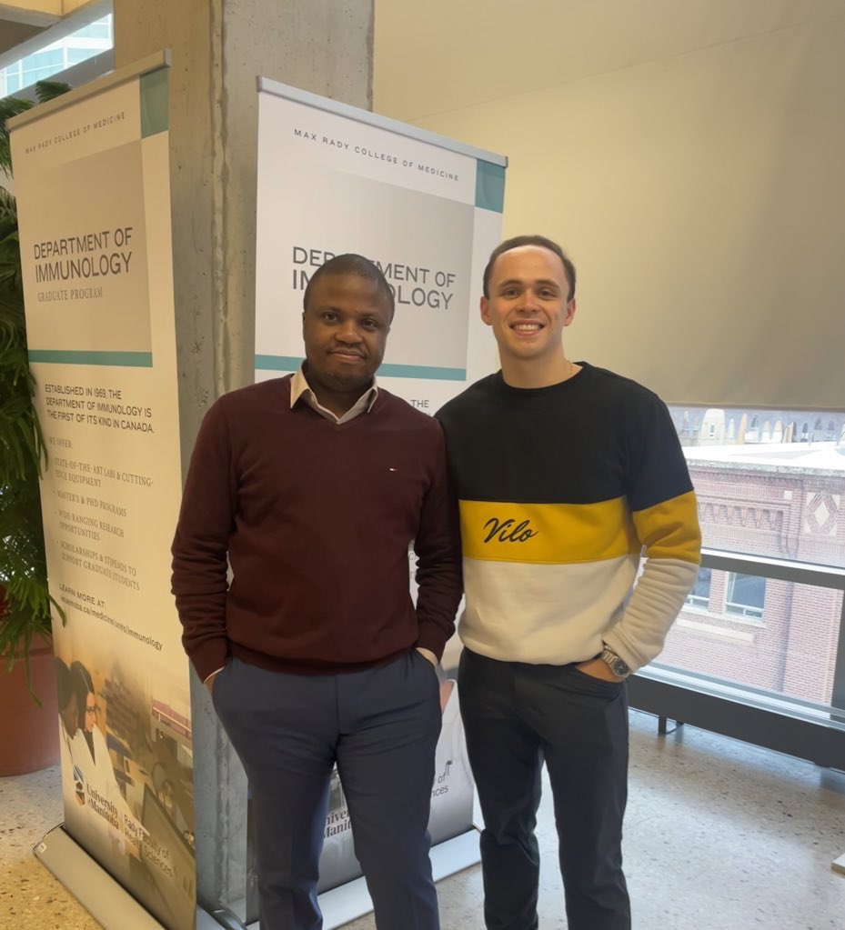Spencer Ames (@spencer_ames1) on Twitter photo Congratulations to my friend and lab mate <a href="/rilwanazeez_/">Rilwan Azeez, MD, MSc</a> for successfully defending your MSc thesis 🍾🍾🎉🎉🧠🧠🤩🤩 #THRiVEDiscoveryLab <a href="/UM_Immu/">Dept of Immunology @ UofM</a> <a href="/UM_RadyFHS/">U of M Rady Faculty</a> <a href="/CHRIManitoba/">CHRIM</a> <a href="/umanitoba/">University of Manitoba</a> Congratulations to my friend and lab mate <a href="/rilwanazeez_/">Rilwan Azeez, MD, MSc</a> for successfully defending your MSc thesis 🍾🍾🎉🎉🧠🧠🤩🤩 #THRiVEDiscoveryLab <a href="/UM_Immu/">Dept of Immunology @ UofM</a> <a href="/UM_RadyFHS/">U of M Rady Faculty</a> <a href="/CHRIManitoba/">CHRIM</a> <a href="/umanitoba/">University of Manitoba</a>