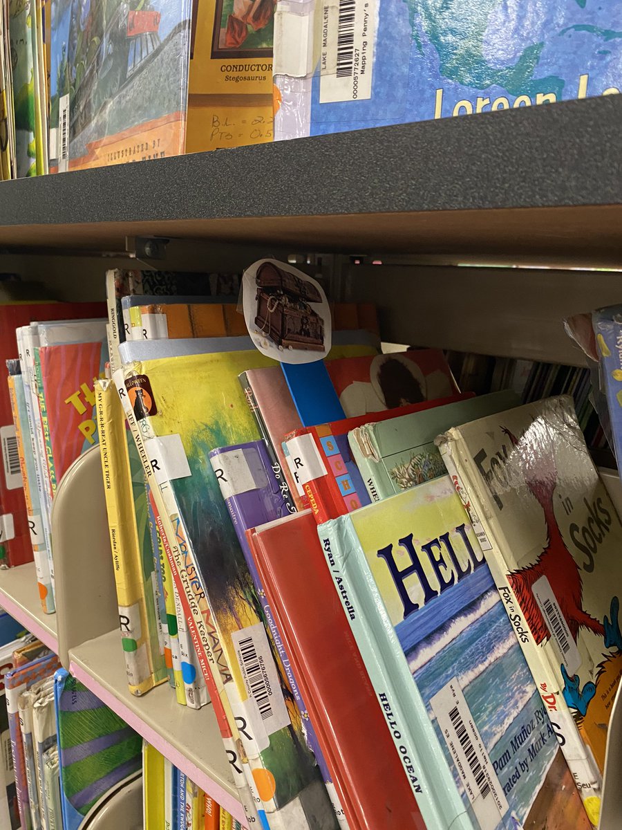 b_sawyer1's tweet photo. Reading can bring you treasure at @LakeMagdaleneES students loved finding treasure in their books today! @ELA_HCPS @HillsboroughSch #literacyweek https://t.co/2cPU6xmgOf