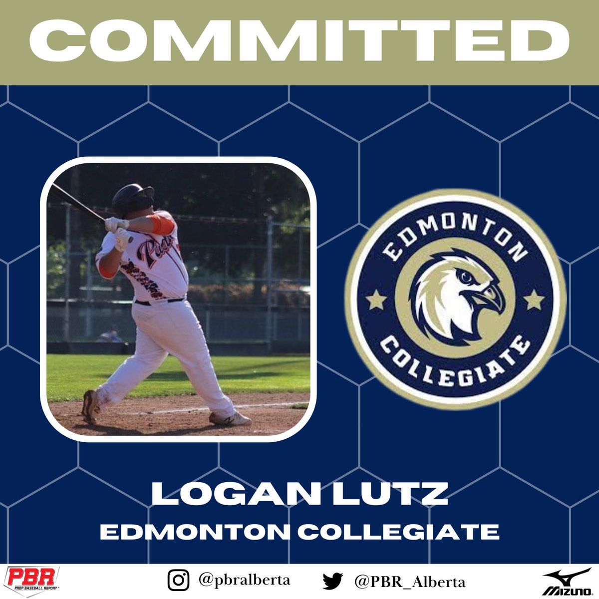 PrepBaseballAB's tweet image. 🚨𝐂𝐎𝐌𝐌𝐈𝐓𝐌𝐄𝐍𝐓 𝐀𝐋𝐄𝐑𝐓🚨

'23 1B Logan Lutz has announced his commitment to Edmonton Collegiate from the Edmonton Padres.

@ECHawksBaseball 
 
🇨🇦 #BeSeen #PBRIsThere #CCBC