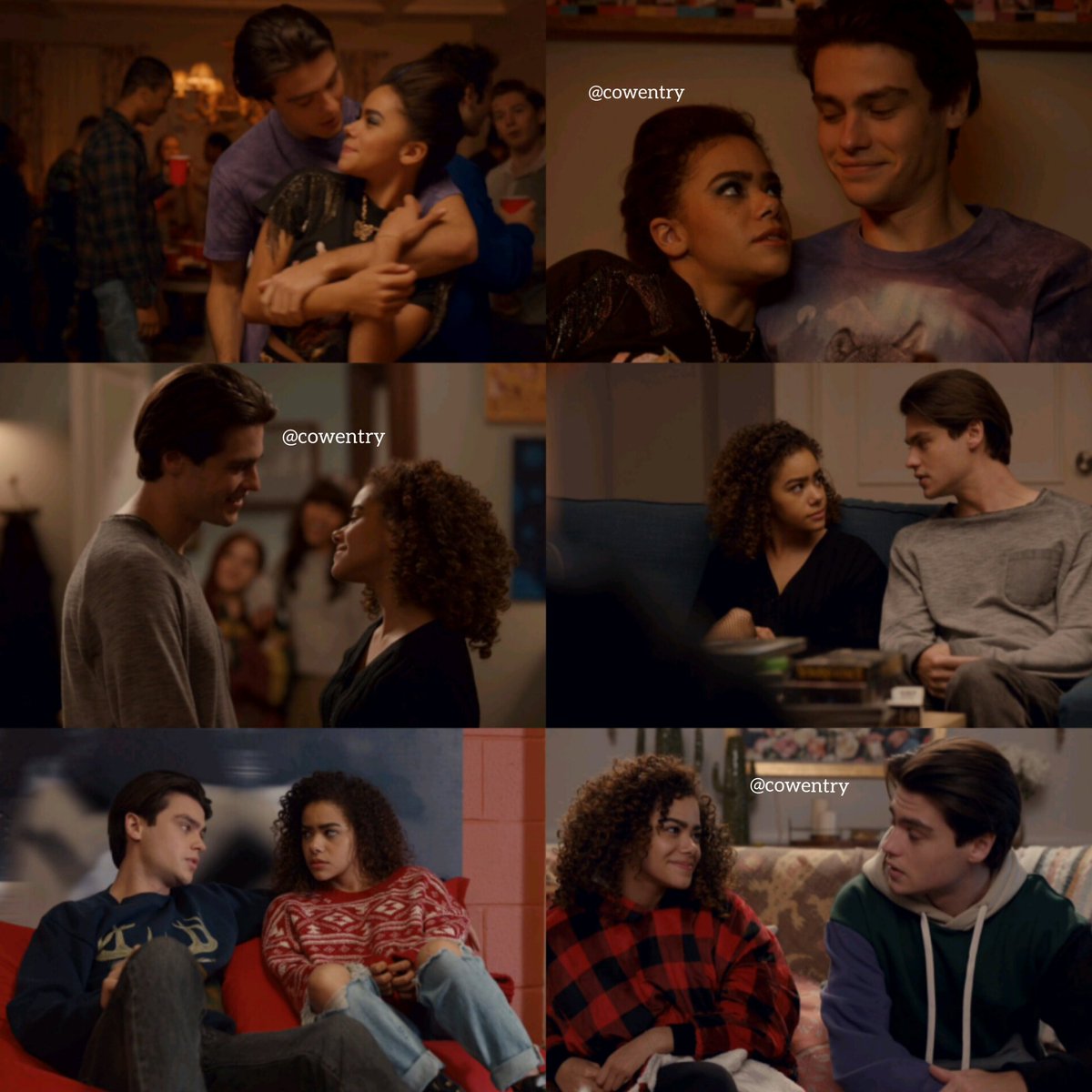 cowentry_'s tweet photo. ginny miller and marcus baker looking at each other gotta be one of my favourite things #ginnyandgeorgia https://t.co/4wQYRRUmOh