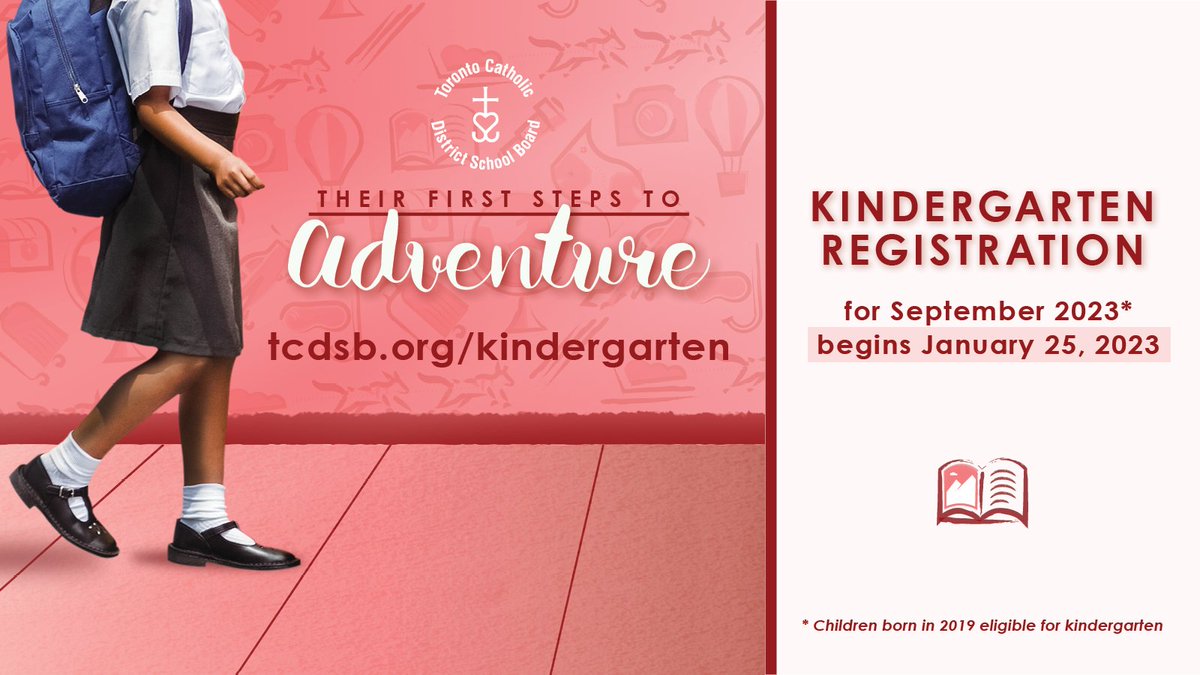 TCDSB's tweet photo. Kindergarten is a special milestone in your child’s life, and #TCDSB schools recognize the unique strengths and needs of every child. 

Begin your child’s Catholic education adventure and register today! 

➡️ https://t.co/I7VQgAdFqE https://t.co/wdvcxHQMy6