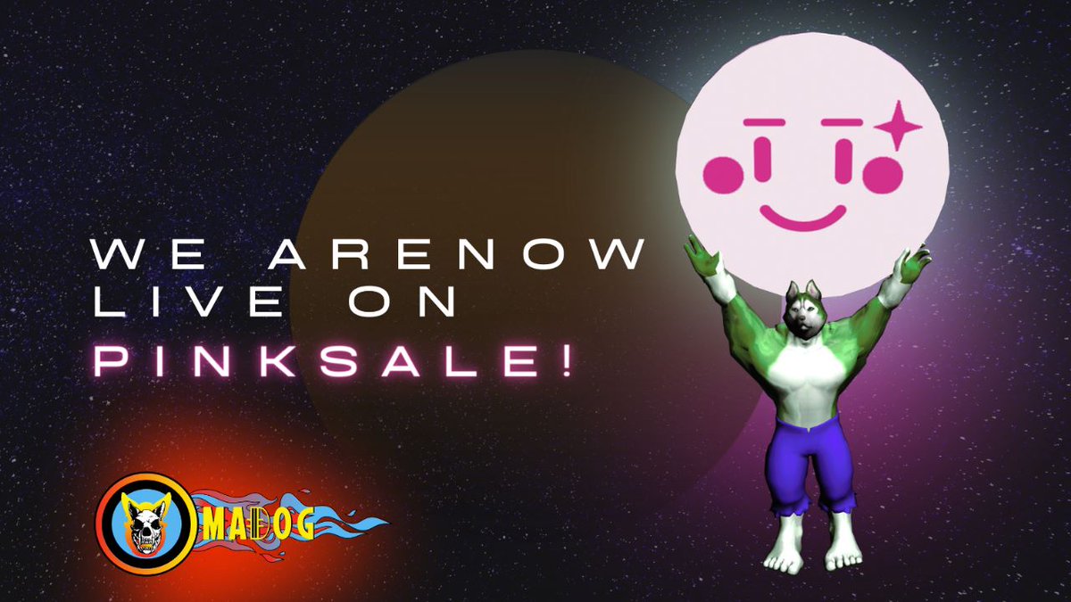 marveldoge's tweet photo. https://t.co/DzpMgw2Lqi
#web3 #blockchaingames #memecoin #MADOG #PinkSale #ETH #MarvelDoge https://t.co/c2jIbUjH8j