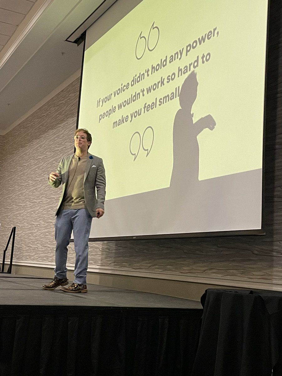 Such a powerful presentation from #MickeyRowe at #ISRD #accessibility