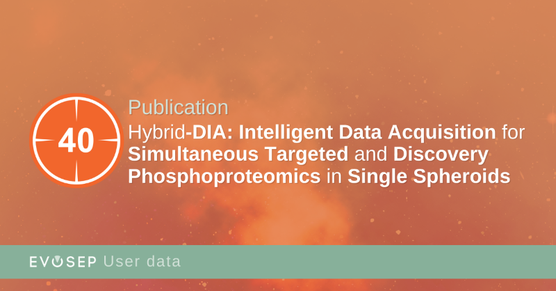 EvosepBio's tweet photo. Discover how the Olsen Group unlocked the full potential of phosphoproteomics with the Whisper 40 method using a new revolutionary hybrid-DIA strategy.
#proteomics #phosphoproteomics #DIA #clinicalanalysis