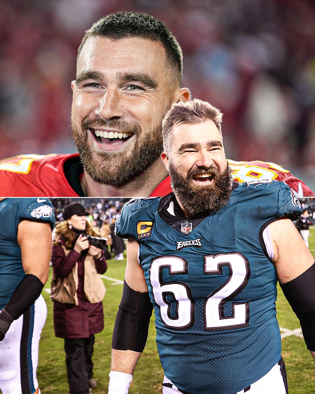 Jason and Travis Kelce: an epic family affair at the heart of the Super  Bowl, Super Bowl LVII