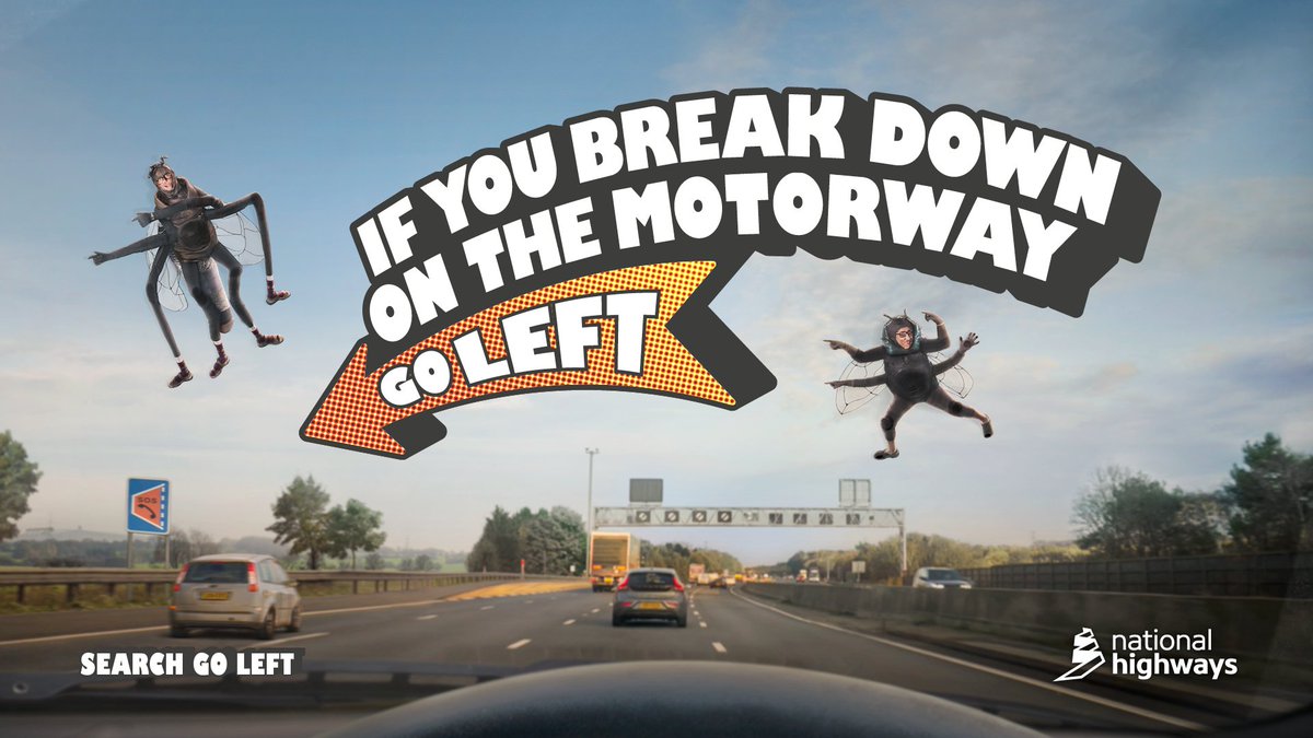 NationalHways's tweet photo. Driving a vehicle that's about to break down can feel scary. So it's important to be prepared and have a plan. Stay calm, #Go_Left and if possible, leave the motorway at the next exit. 

To learn more about breakdowns, visit:

▶️ https://t.co/IDuZwpncHt https://t.co/ctBq3cJajl