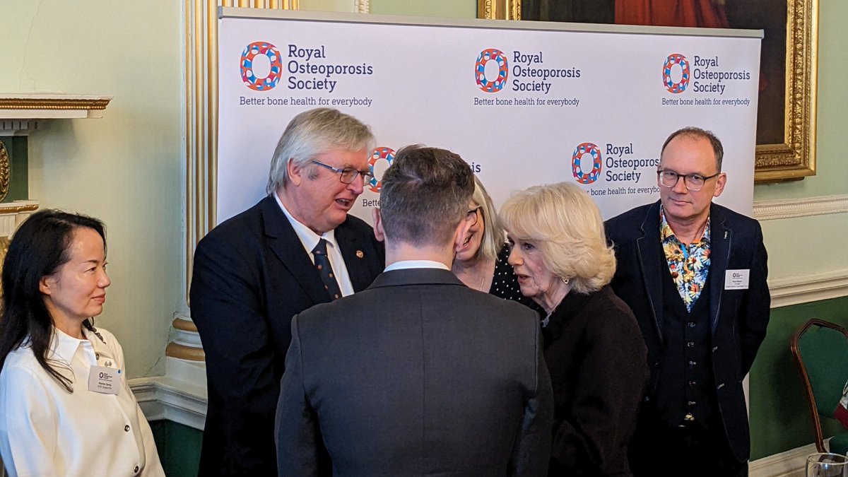UGLE_GrandLodge's tweet photo. Today the @RoyalOsteoSoc was welcomed back to its home in Bath, hosted by their Royal Patron, the Queen Consort 👑

AGM David Medlock was in attendance, with the Ruler of Somerset, @Raygu3, and representatives of  local @BathFreemasons!

@RoyalFamily @UGLE_GrandLodge #Freemasons https://t.co/6RF7DyB1vS