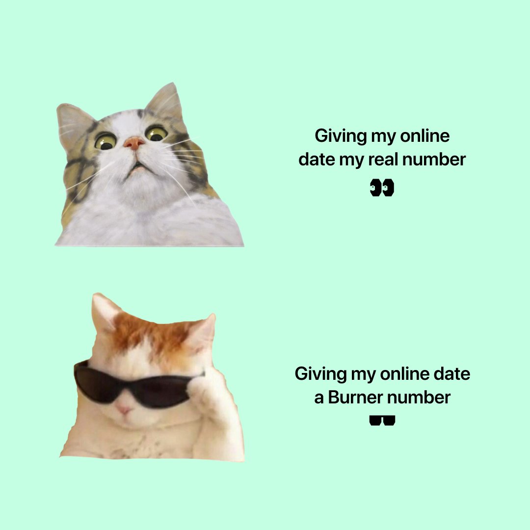 She’s a 10, but she understands Burner is part of #onlinedating safety. 🔒️⁠

#burner #burenrapp #perfectmatch #realtalk #datingadvice