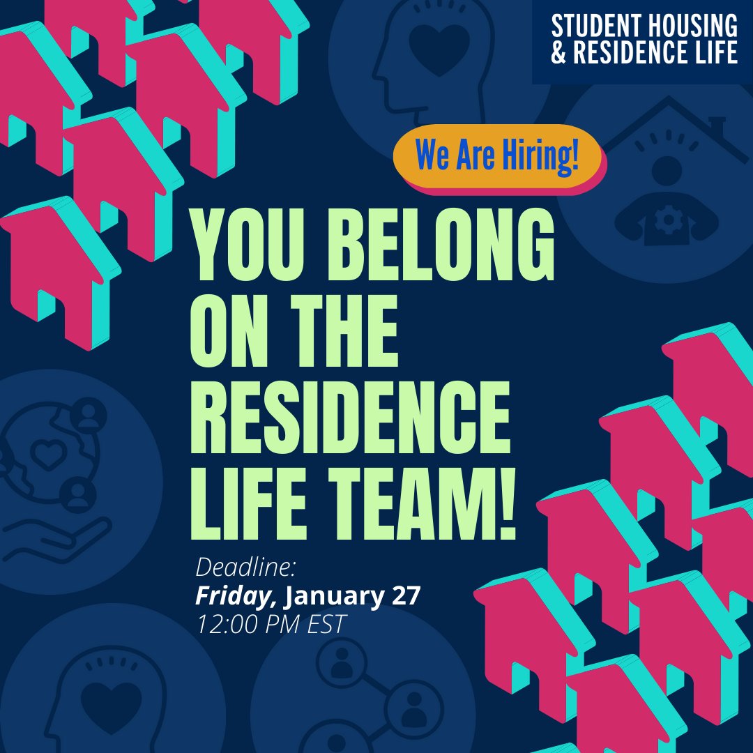 UTSCres's tweet photo. There are only 50 hours left to apply for the 2023-24 Residence Life Team before Friday's 12 PM deadline! 

Get your application in today and message us if you have any questions. 

#utsc #residencelife https://t.co/i31Wd80B2r