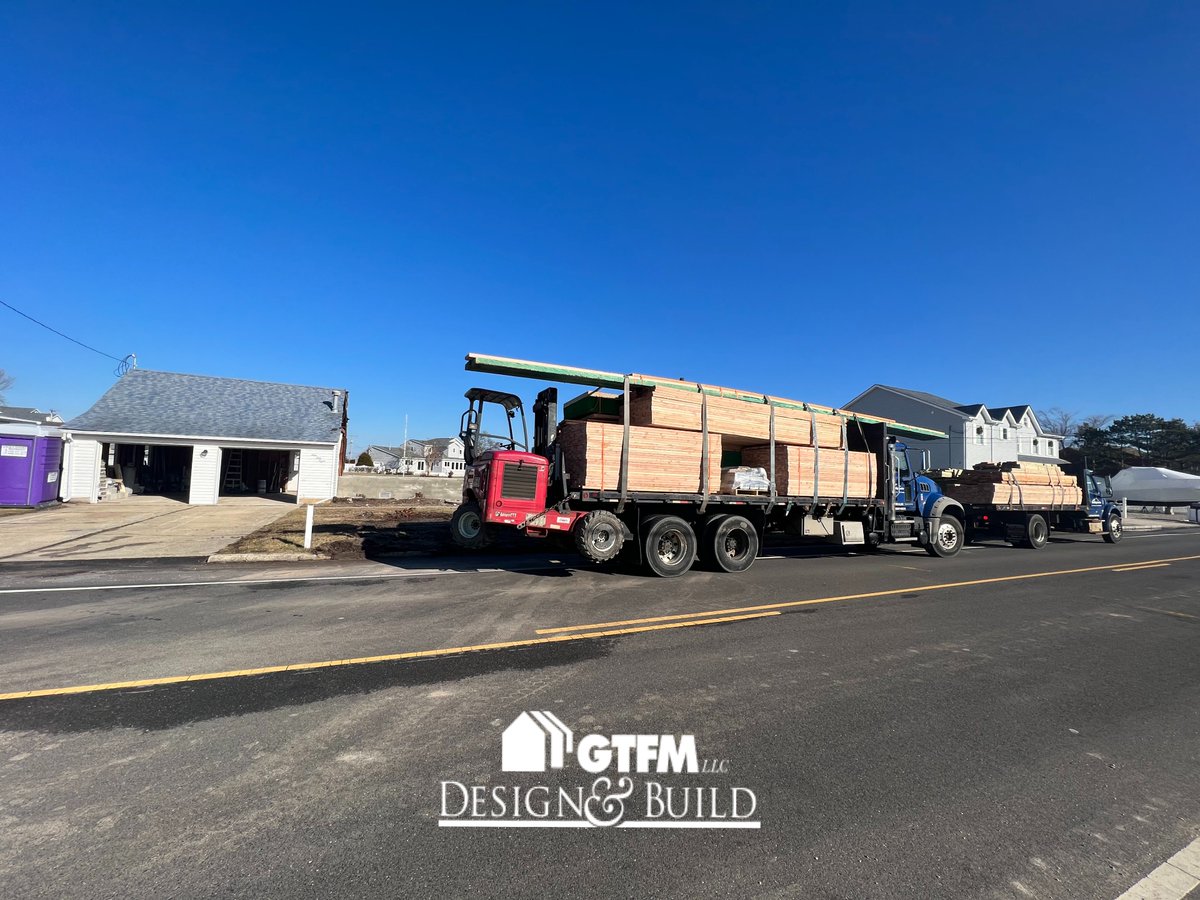 BuildGtfm's tweet photo. Can you hear that rumbling down in Forked River? No, that's not thunder. That's the sound of knuckles cracking because it's time to get to work. Got a fresh delivery of lumber, and now it's time to work some magic.

Call us at (201) 343-7383

#forkedriver #forkedrivernj #lumber https://t.co/pG9pRtife5
