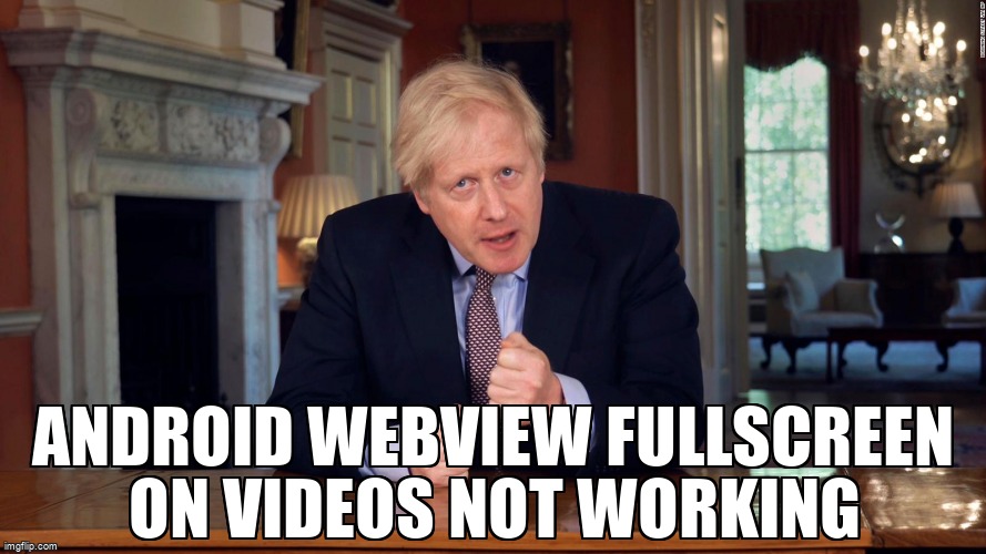 overflow_meme's tweet image. Android webview fullscreen on videos not working stackoverflow.com/questions/6257… #html5video #android #webview