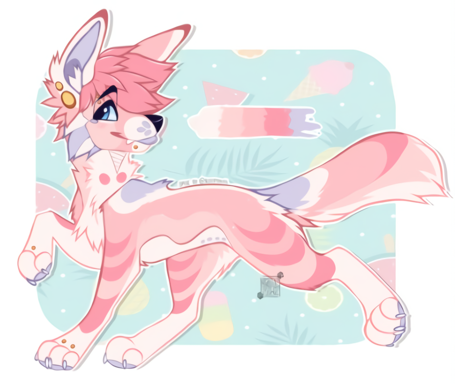 moonlitstorms's tweet photo. @AntonArcana Minute in her original canine form and her recent roo form!! https://t.co/YwtaR548cr
