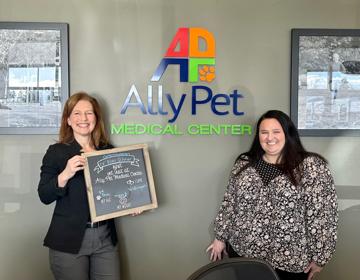 Rep. Kim Schrier, M.D. on Twitter "It was great to visit Ally Pet