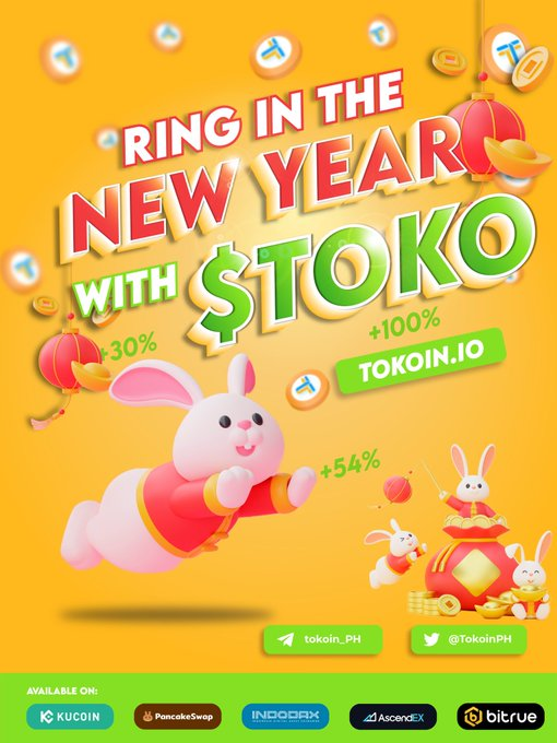 Buy $TOKO n staking them all on T-Wallet. Dont miss this great GEM !!