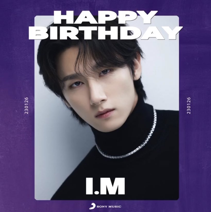 💜🖤 #HBDtoIM
#종합적으로_특별한_IM생일_0126