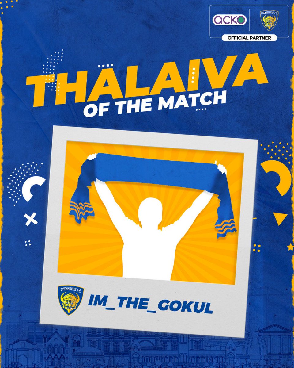 ACKOIndia's tweet photo. Presenting winners of the #ThalaivaOfTheMatch contest for #ChennaiyinFC's previous match! 👏🎉

Congratulations to the winners and thanks for participating #VeraLevelFans 🔥

#WelcomeChange #ACKO https://t.co/Rb5SA2WxRU