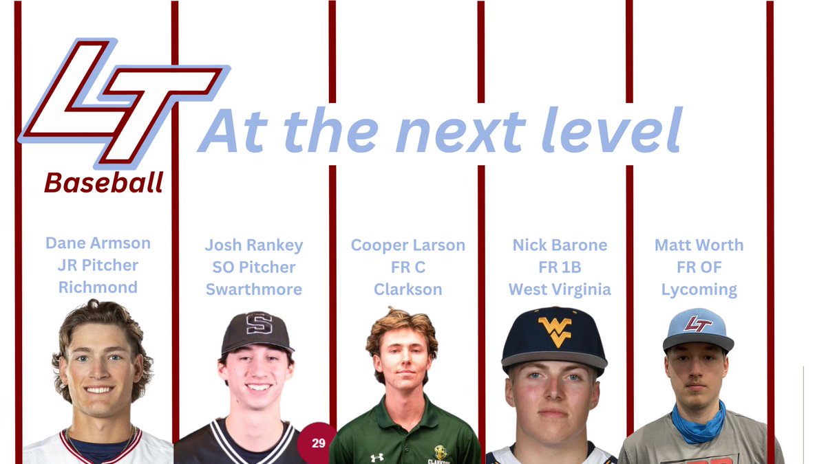 College baseball is gearing up for the 2023 season. Good luck to all our Lancers at the next level!