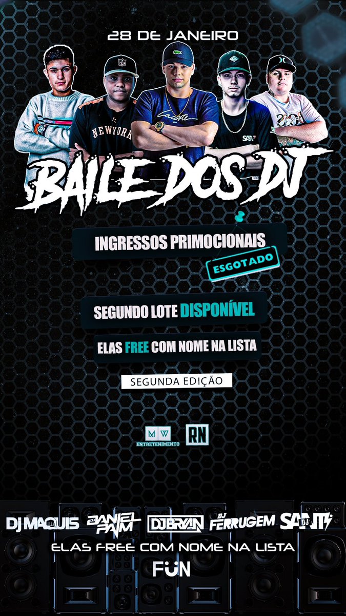 ProdutoraRn's tweet photo. Sábado temos um mega evento!
Esperamos vocês todos lá 
Dúvidas informações,reservas entre em contato pelo WhatsApp oficial da produtora(51)9.95578087 https://t.co/ZqW3Jg3hSz