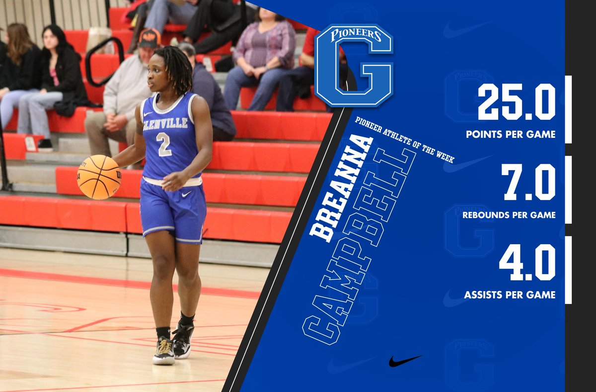 GSUpioneers's tweet photo. 🎊Congratulations to Breanna Campbell and Freddie Word for earning Pioneer Athlete of the Week Honors🎊Campbell averaged 25 points and seven rebounds for the Lady Pioneers last week. Word had two monster performances to average a double-double. #PioneerNation #GSUWBB #GSUMBB https://t.co/t9YbAcXMLe