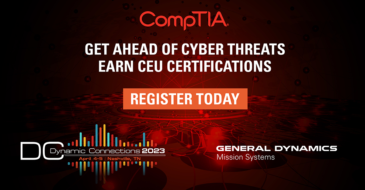 GDMS's tweet image. Engage w/the cyber security community and take part in cyber security training from experts on the newest trends and solutions. 

REGISTER TODAY!  cvent.me/m5wwAZ

#DC23Nashville #Encryption #CrossDomainSolutions #MultiLevelSecurity #TACLANE #ProtecDAR #TACDS
